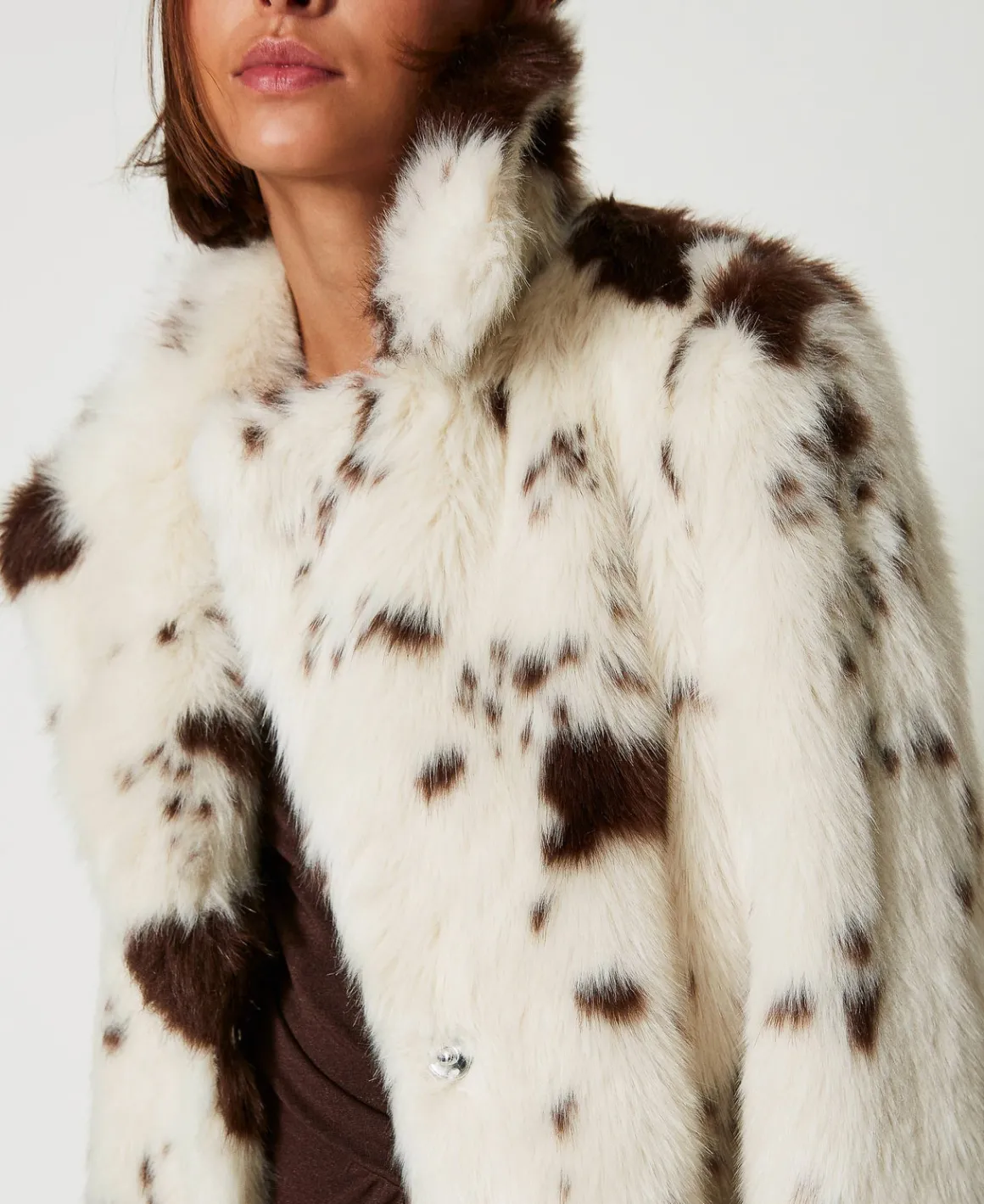 TWINSET Milano Cappotto Lungo In Faux Fur | Cappotti E Trench