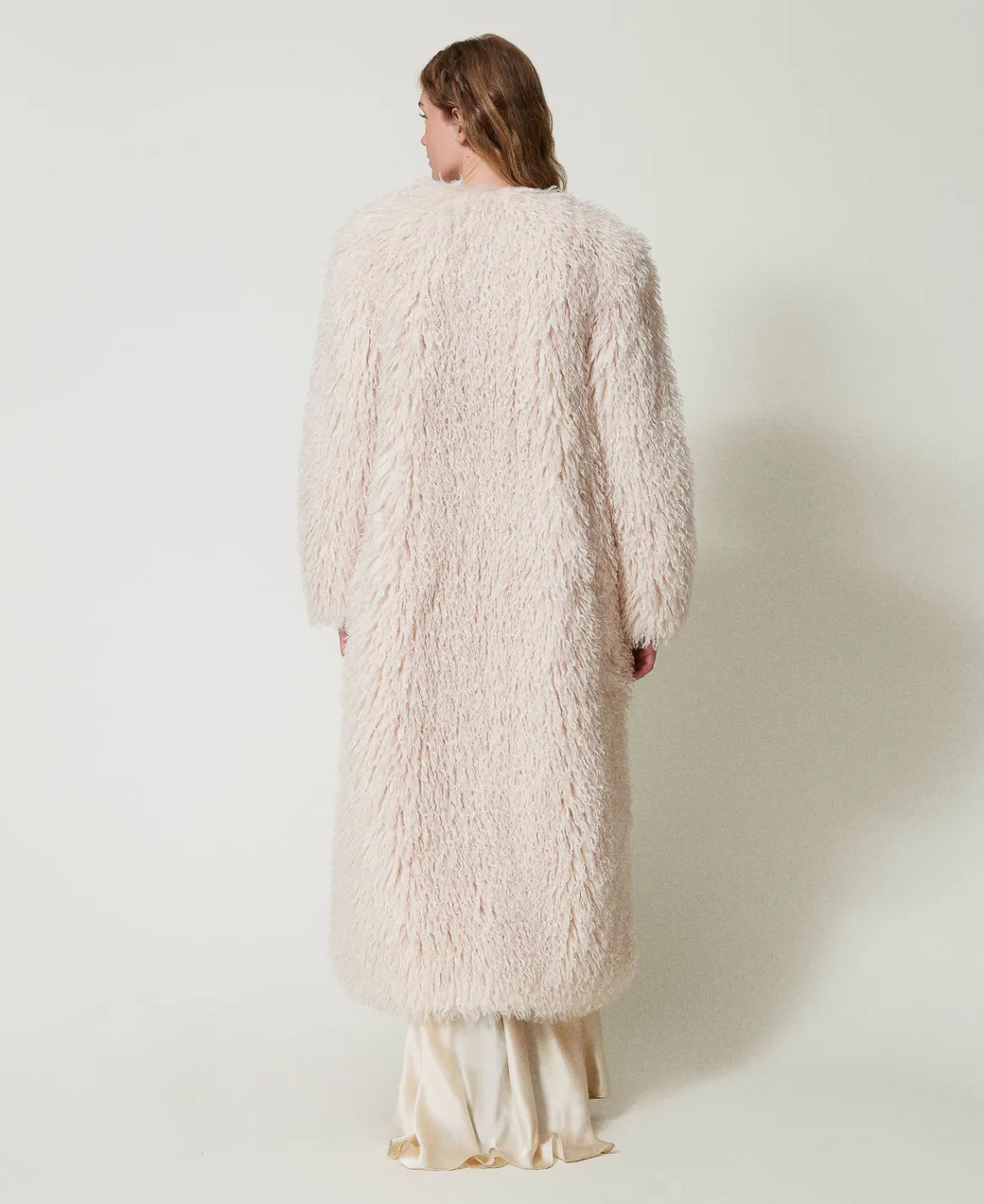 TWINSET Milano Cappotto Lungo In Faux Fur | Cappotti E Trench