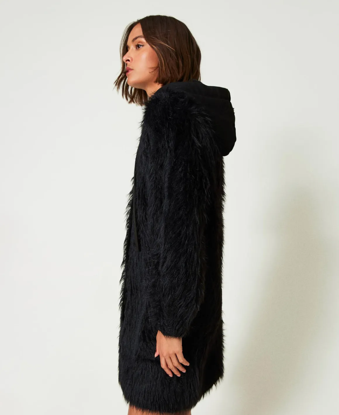 TWINSET Milano Cappotto MYFO In Maglia Con Cappuccio | Cappotti E Trench