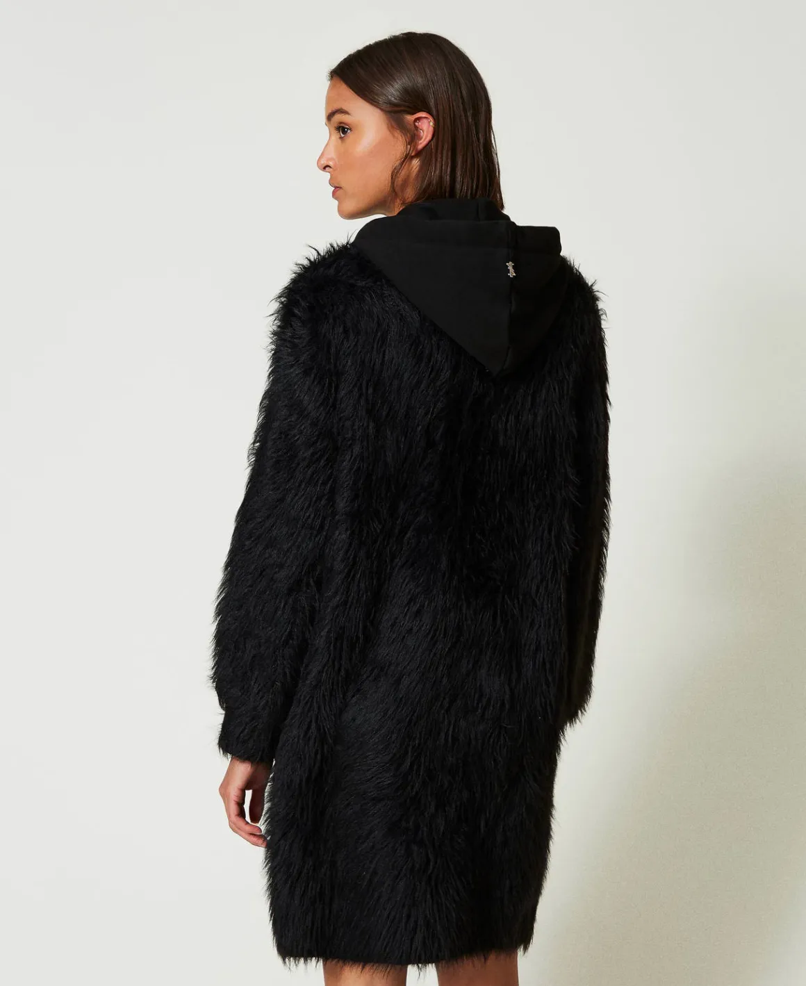 TWINSET Milano Cappotto MYFO In Maglia Con Cappuccio | Cappotti E Trench