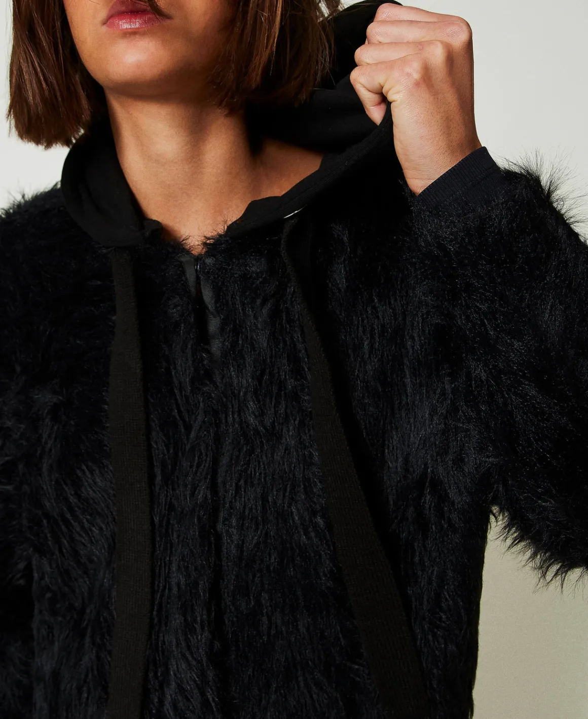 TWINSET Milano Cappotto MYFO In Maglia Con Cappuccio | Cappotti E Trench
