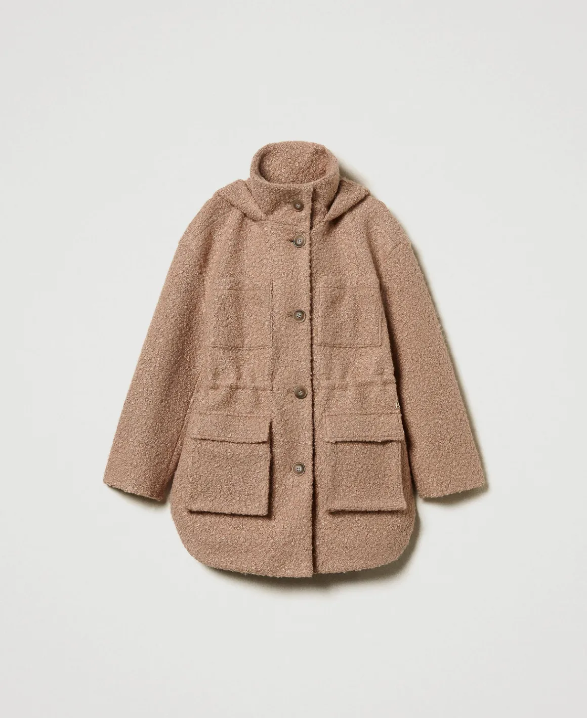 TWINSET Milano Cappotto Parka In Panno Arricciato | Cappotti E Trench