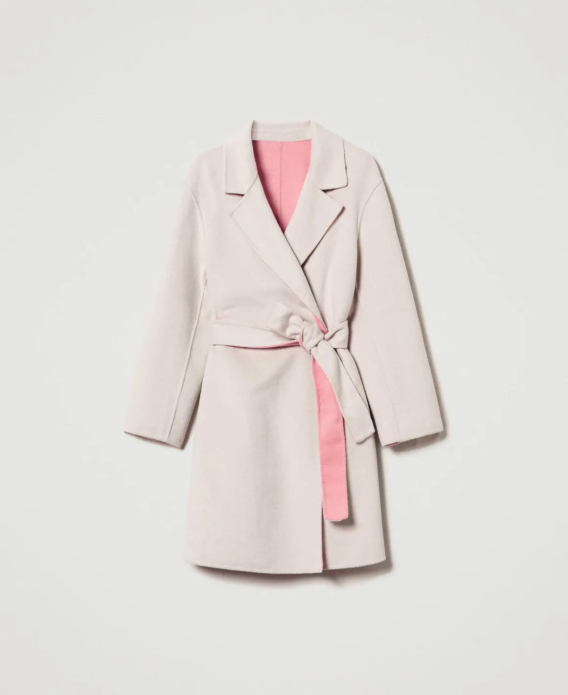 TWINSET Milano Cappotto Reversibile MYFO In Panno Misto Lana | Cappotti E Trench
