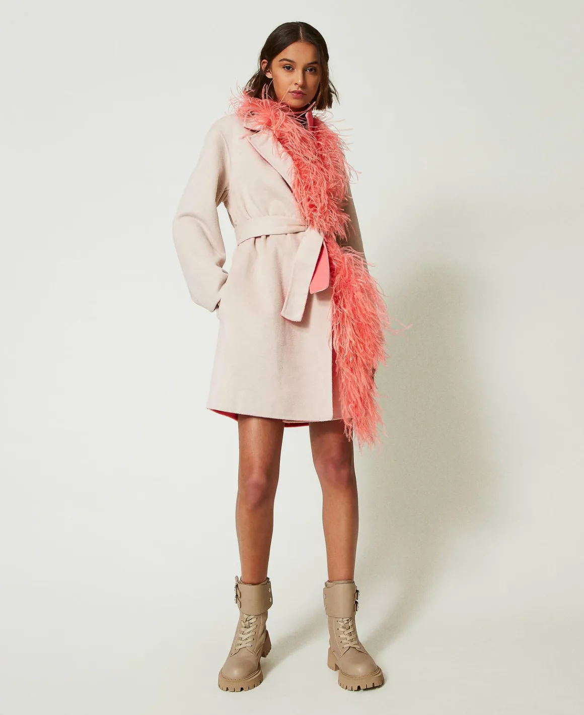 TWINSET Milano Cappotto Reversibile MYFO In Panno Misto Lana | Cappotti E Trench