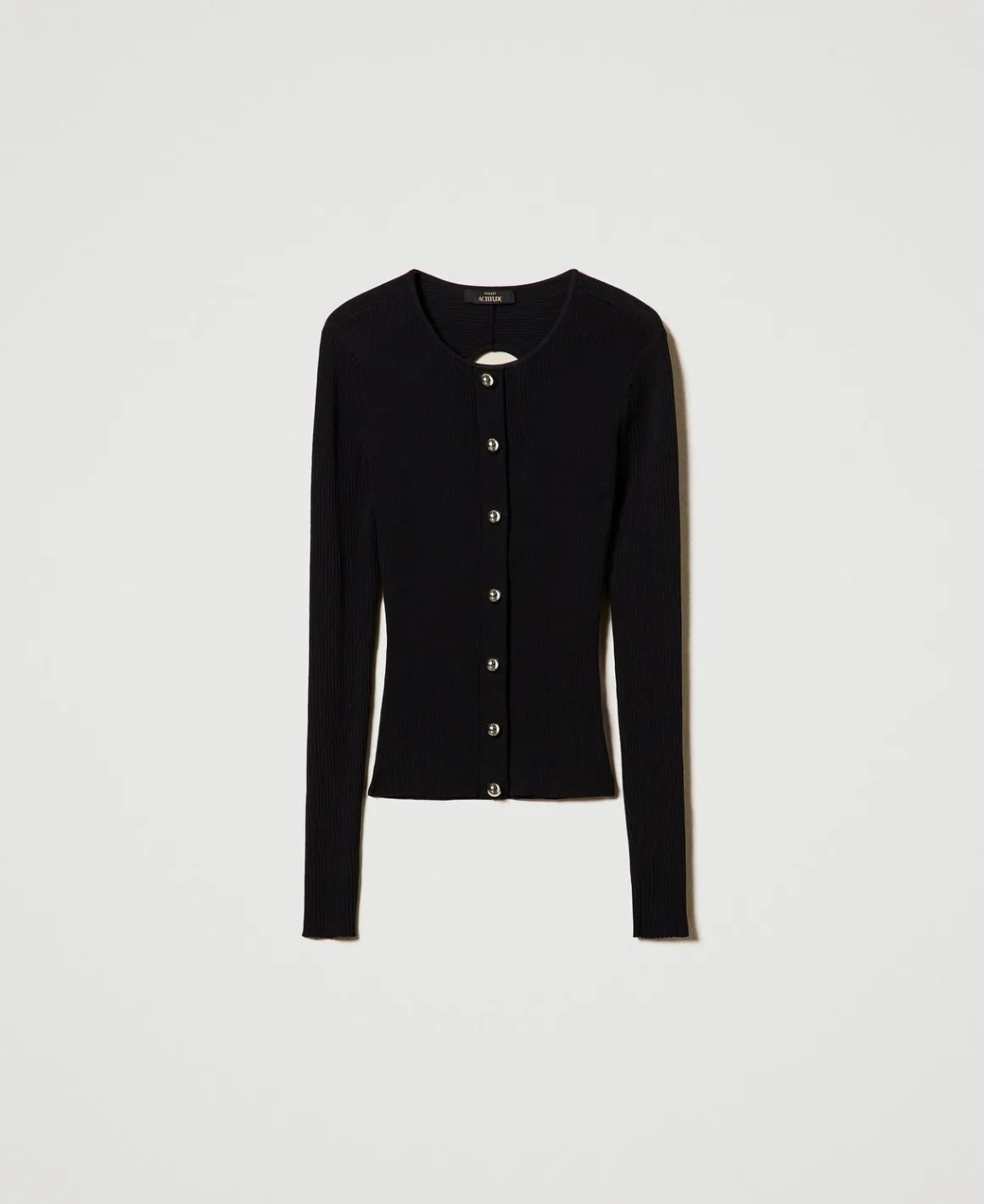 TWINSET Milano Cardigan A Costine Con Borchie | Maglie E Cardigan