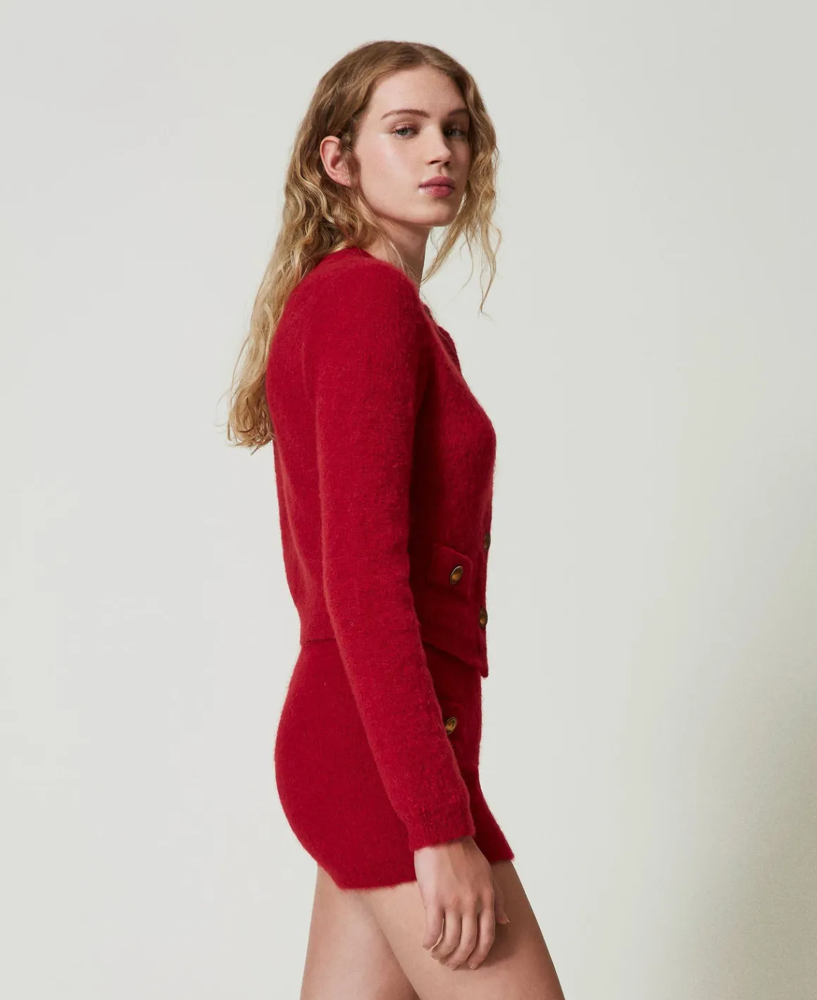 TWINSET Milano Cardigan 'Anne' In Misto Mohair | Maglie E Cardigan