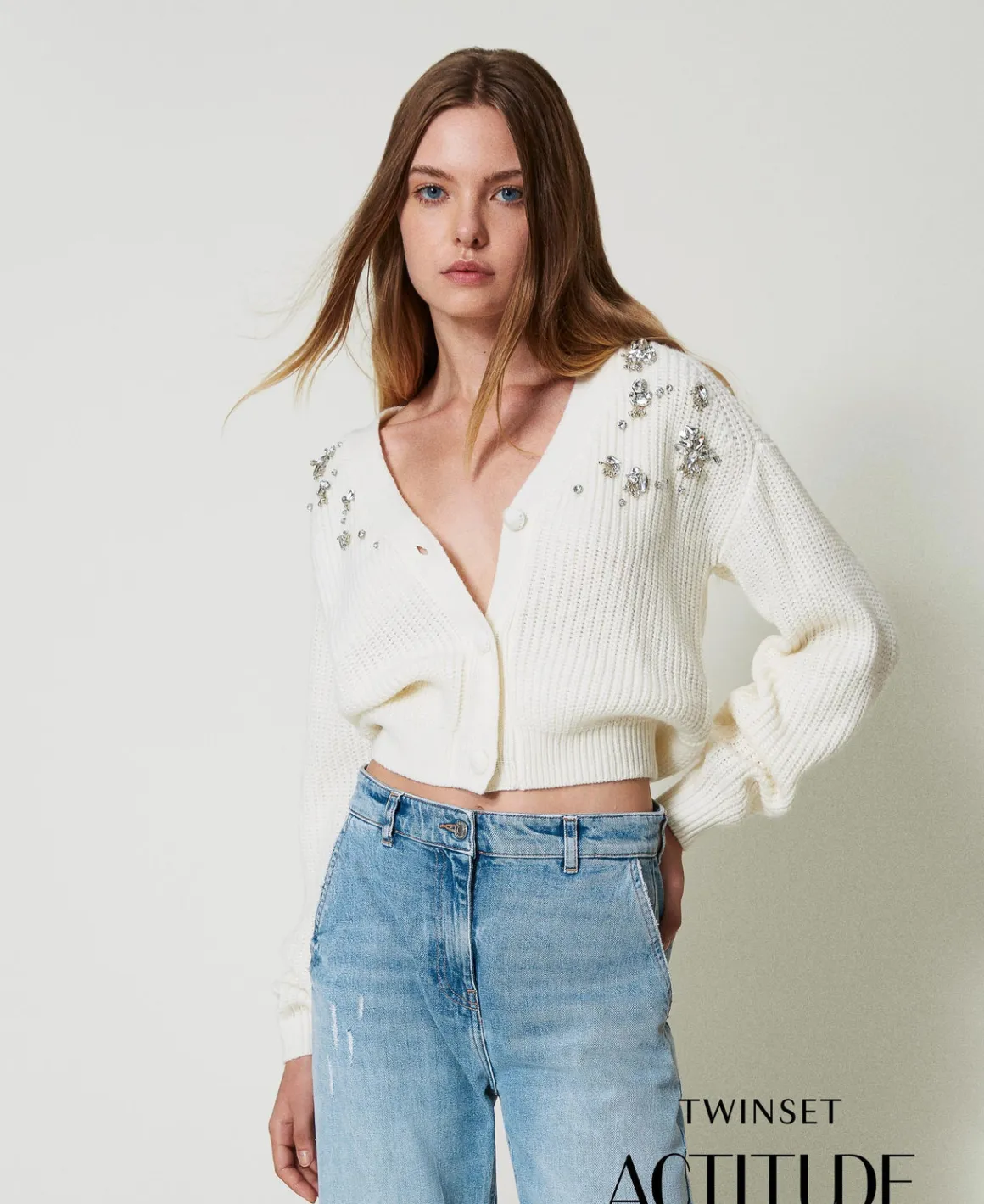 TWINSET Milano Cardigan Con Ricami Fatti A Mano | Maglie E Cardigan