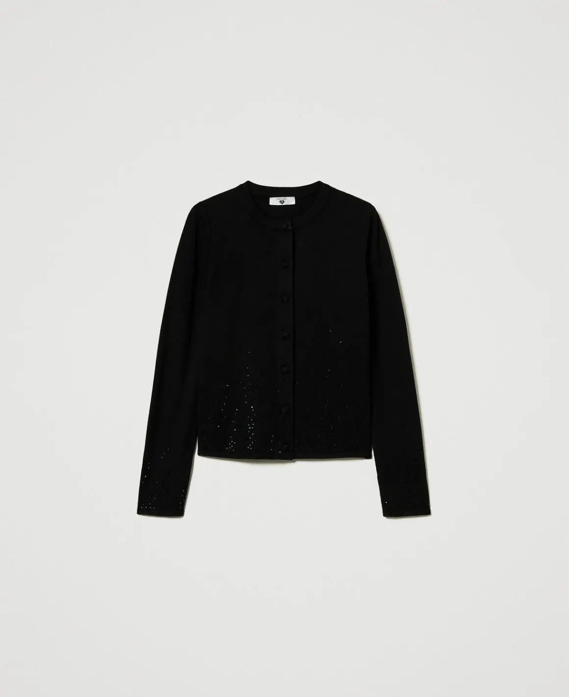 TWINSET Milano Cardigan Con Strass In Dégradé | Maglie E Cardigan