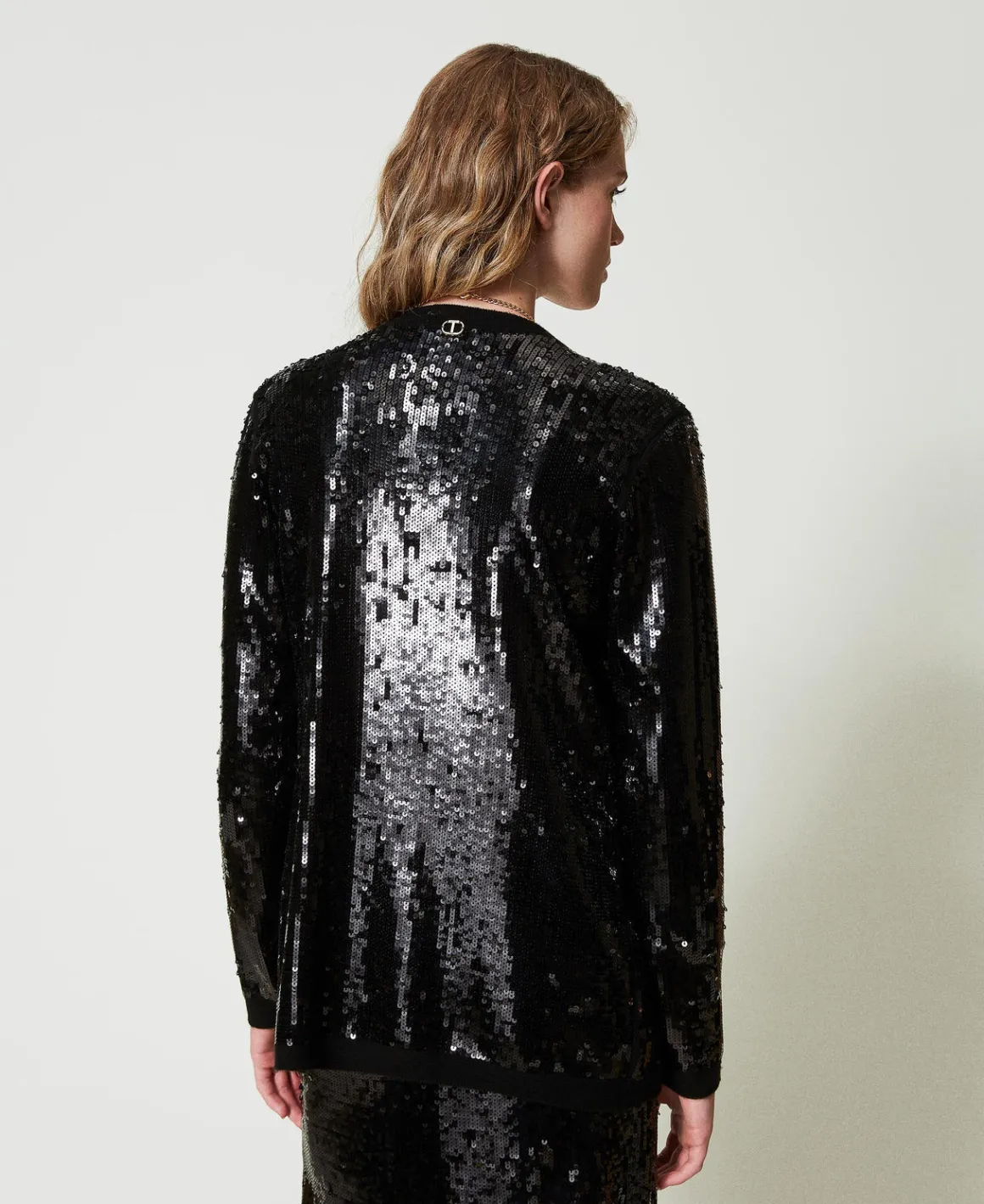 TWINSET Milano Cardigan Doppiopetto In Full Paillettes | Giacche E Piumini | Blazer