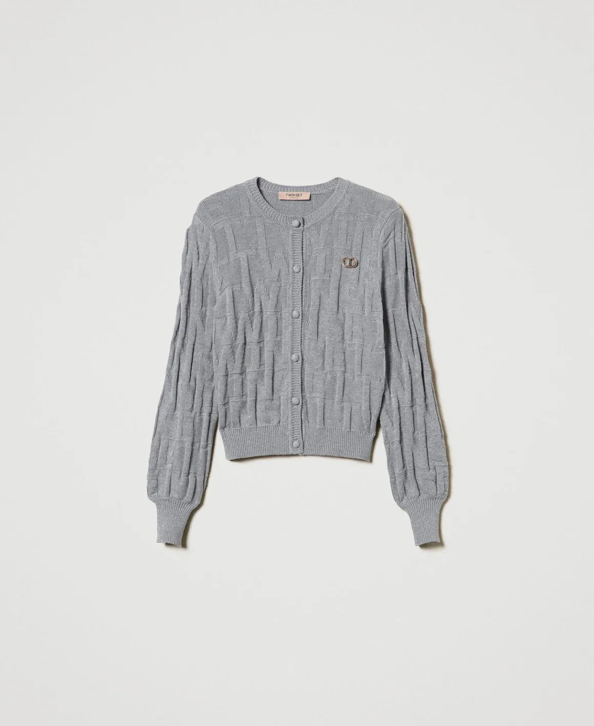 TWINSET Milano Cardigan In Cotone E Cashmere Con Logo | Maglie E Cardigan