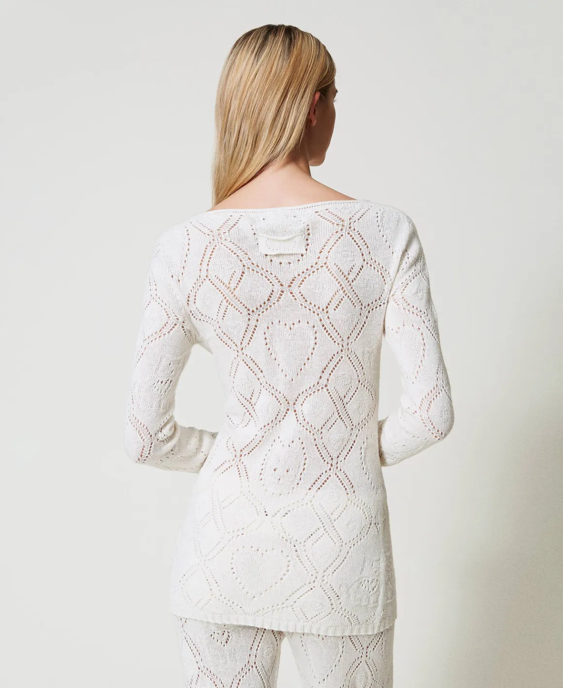 TWINSET Milano Cardigan Seamless In Filato Treeblend | Maglie E Cardigan