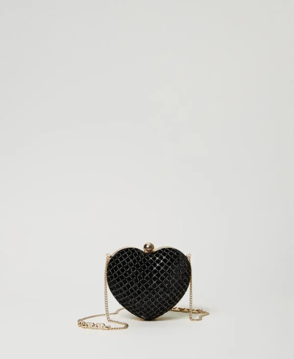 TWINSET Milano Clutch 'Coup De Coeur' In Velluto Ricamato | Borse A Mano | Borse A Spalla