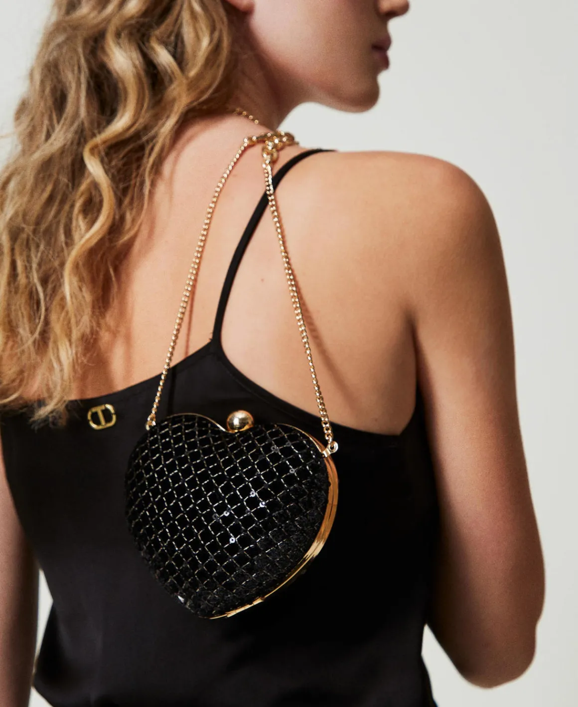 TWINSET Milano Clutch 'Coup De Coeur' In Velluto Ricamato | Borse A Mano | Borse A Spalla