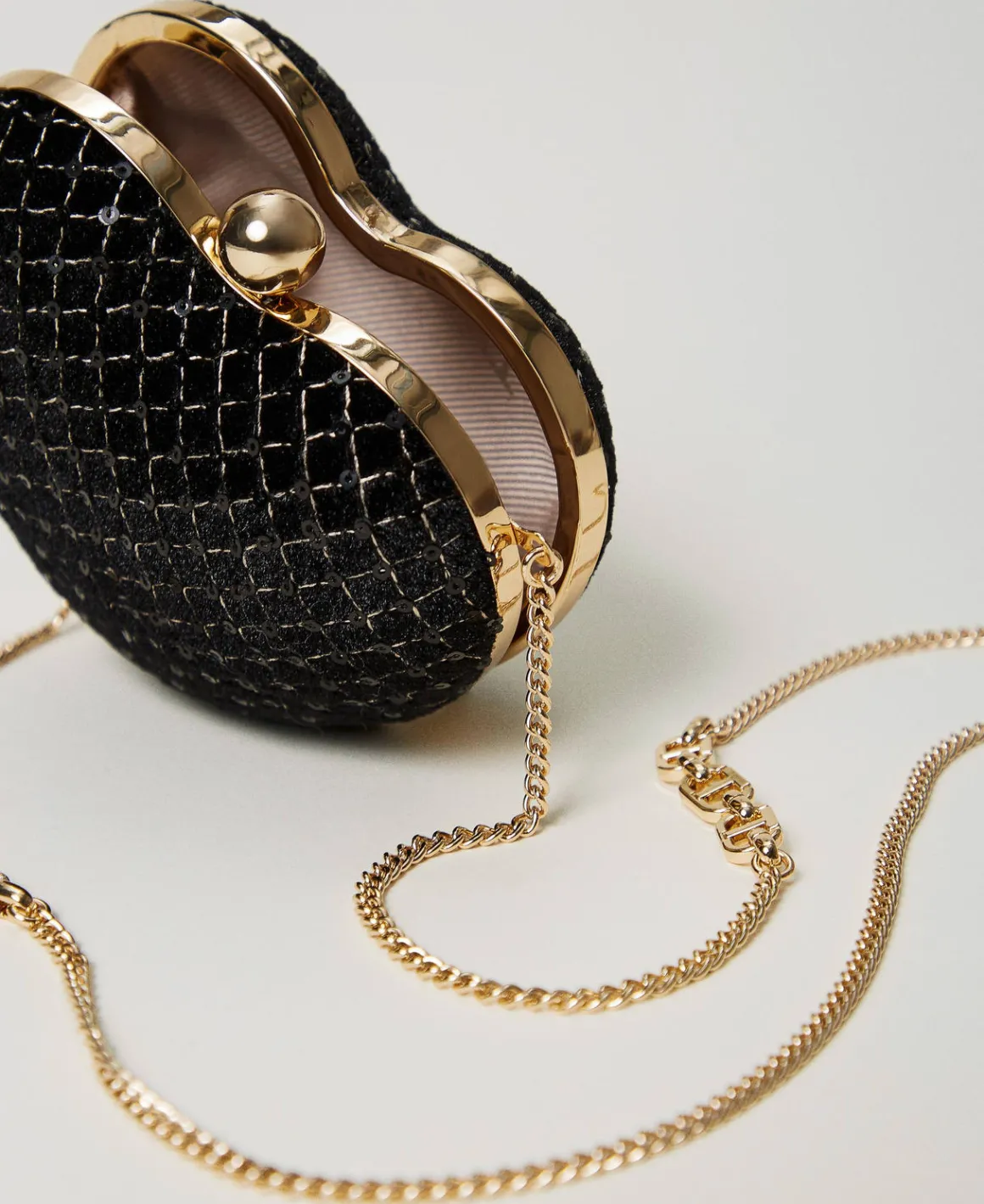 TWINSET Milano Clutch 'Coup De Coeur' In Velluto Ricamato | Borse A Mano | Borse A Spalla