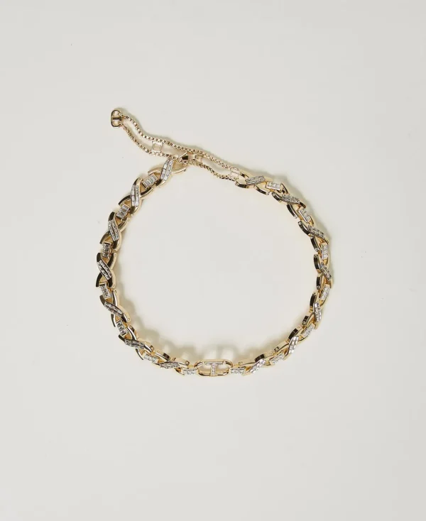 TWINSET Milano Collana Girocollo Con Strass E Oval T | Bijoux