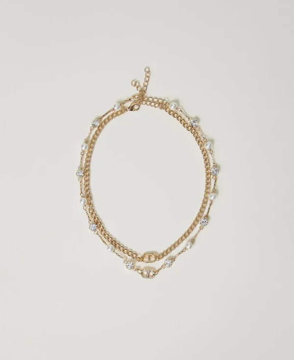 TWINSET Milano Collana Multifilo Con Strass E Oval T | Bijoux