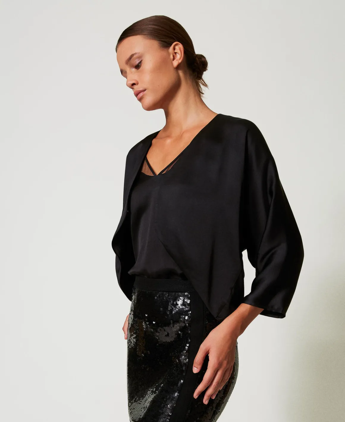TWINSET Milano Coprispalle In Raso | Giacche E Piumini | Blazer
