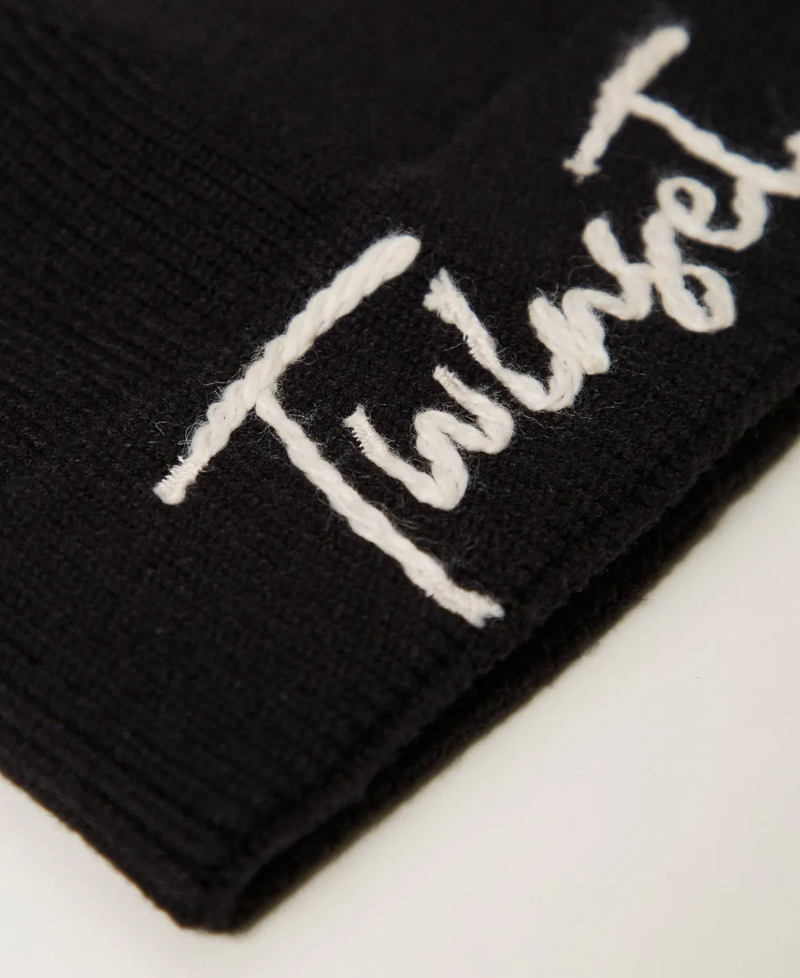 TWINSET Milano Cuffia In Maglia Con Ricamo Logo | Cappelli
