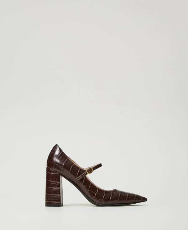TWINSET Milano Décolleté Con Stampa Cocco | Scarpe Con Tacco | Decolleté E Sandali