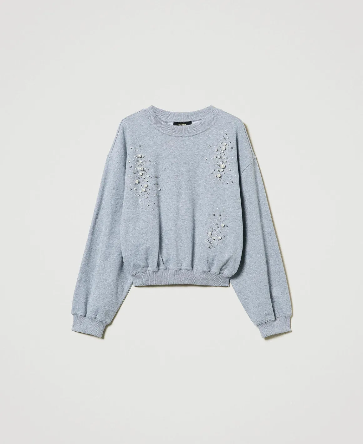 TWINSET Milano Felpa Boxy Con Ricamo A Mano | Felpe