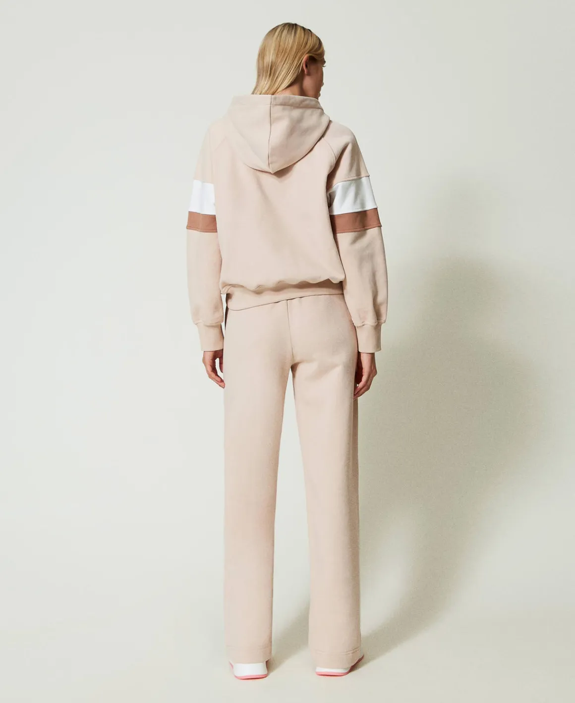 TWINSET Milano Felpa Con Cappuccio E Pantaloni A Palazzo | Pantaloni Ampi E A Palazzo | Felpe