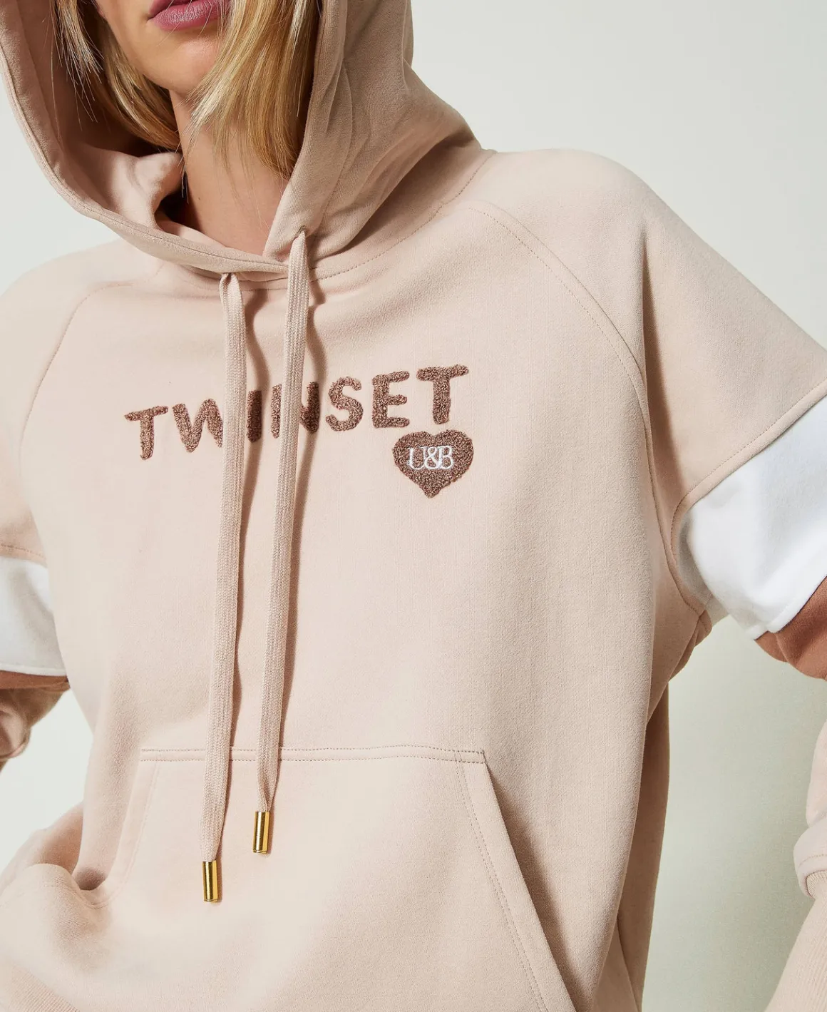 TWINSET Milano Felpa Con Cappuccio E Pantaloni A Palazzo | Pantaloni Ampi E A Palazzo | Felpe