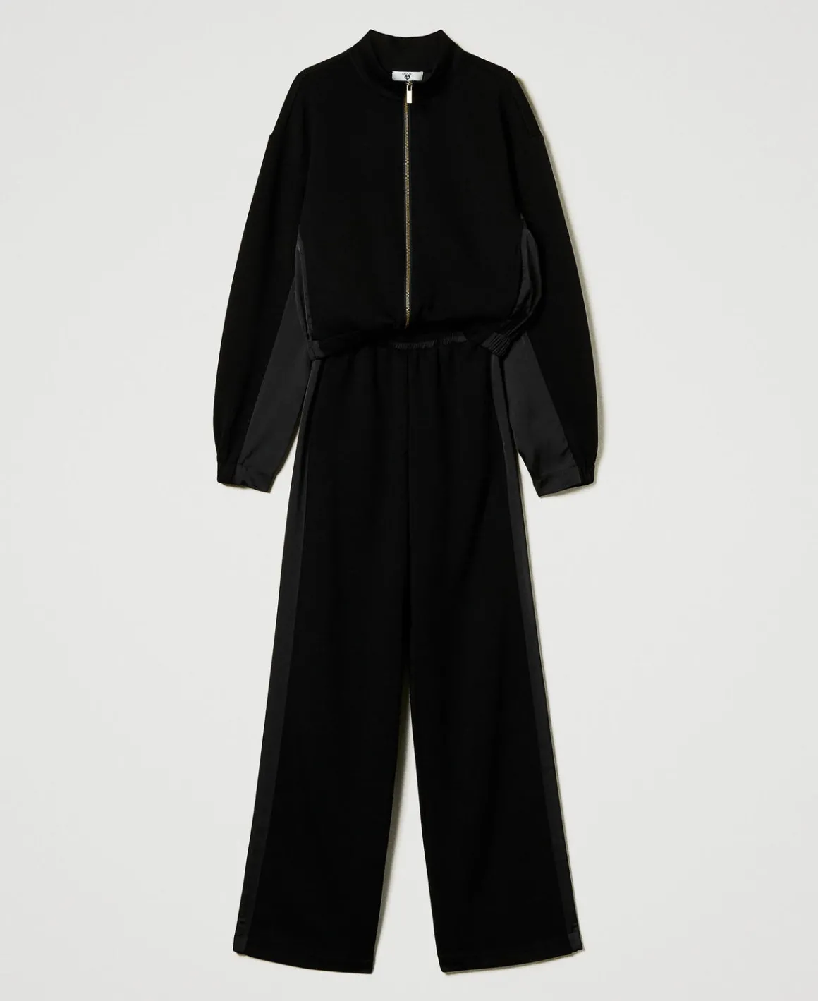 TWINSET Milano Felpa Con Zip E Pantaloni A Palazzo | Pantaloni Ampi E A Palazzo | Felpe