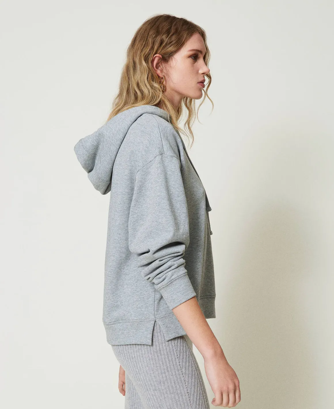 TWINSET Milano Felpa Over Con Charm Oval T | Felpe
