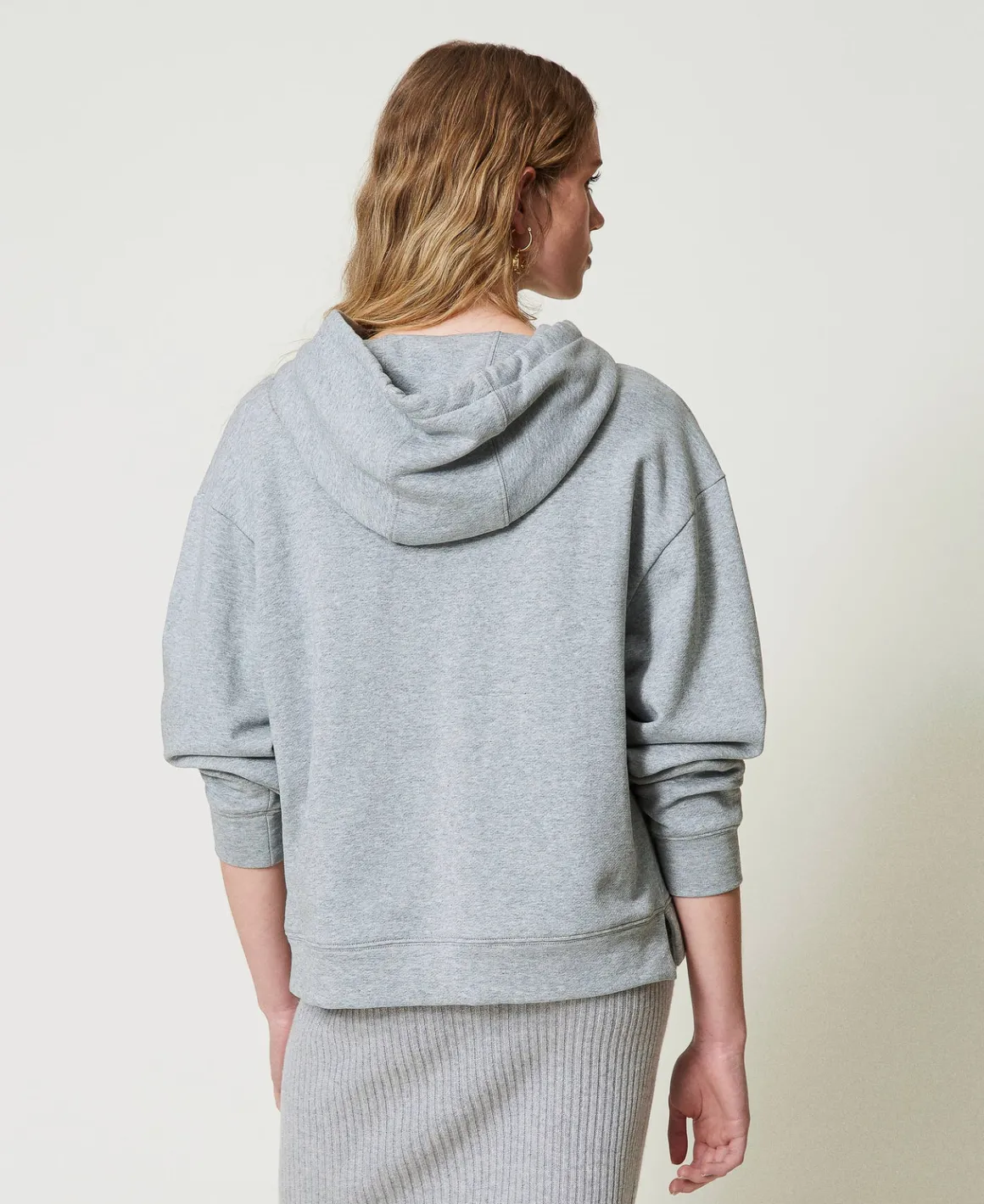 TWINSET Milano Felpa Over Con Charm Oval T | Felpe
