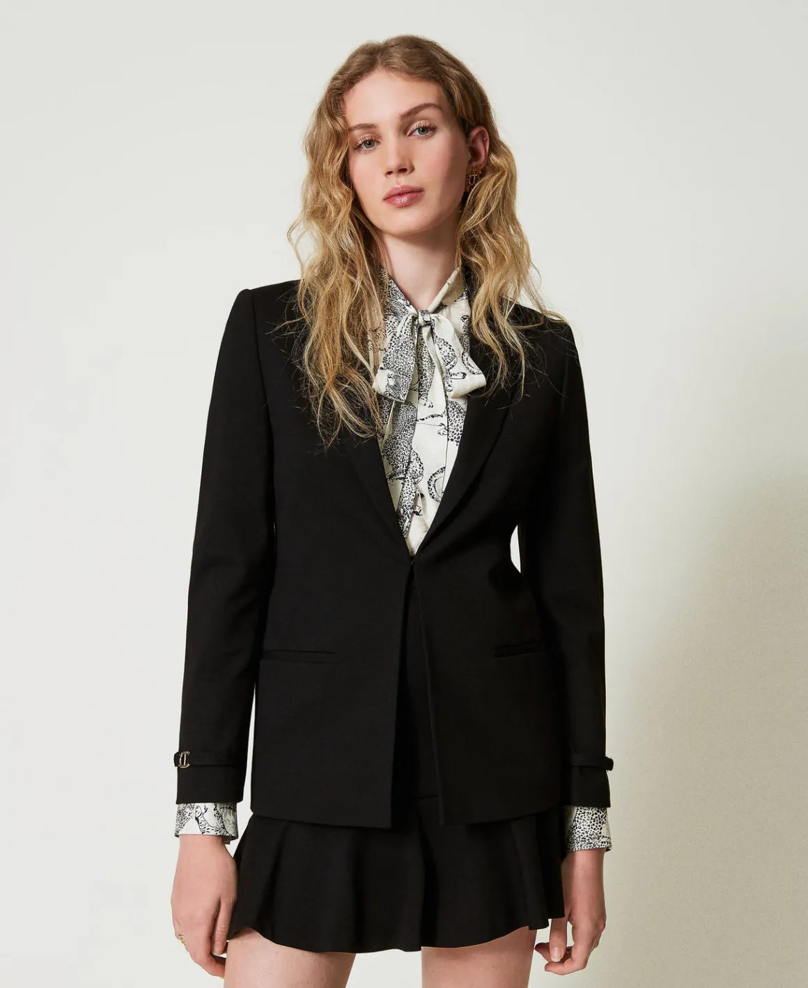 TWINSET Milano Giacca Blazer Con Cinturino Oval T | Giacche E Piumini | Blazer