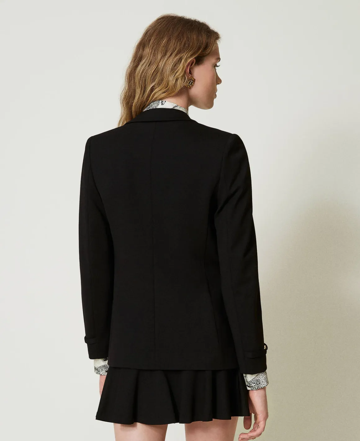 TWINSET Milano Giacca Blazer Con Cinturino Oval T | Giacche E Piumini | Blazer