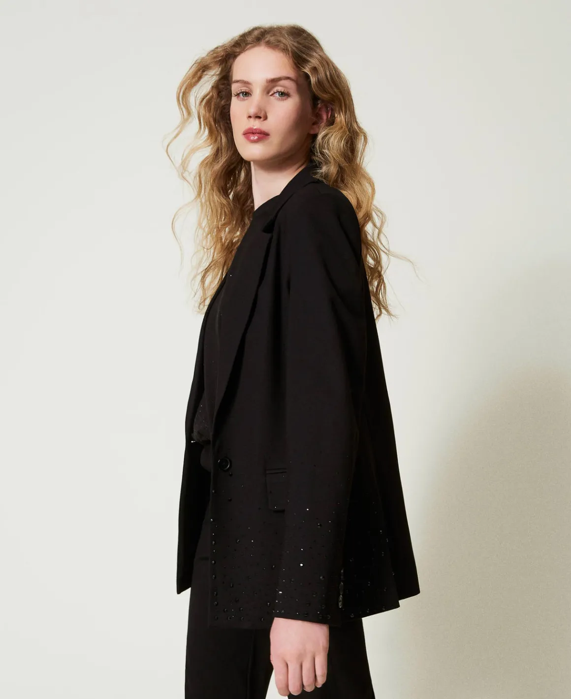 TWINSET Milano Giacca Blazer Con Strass Dégradé | Giacche E Piumini | Blazer
