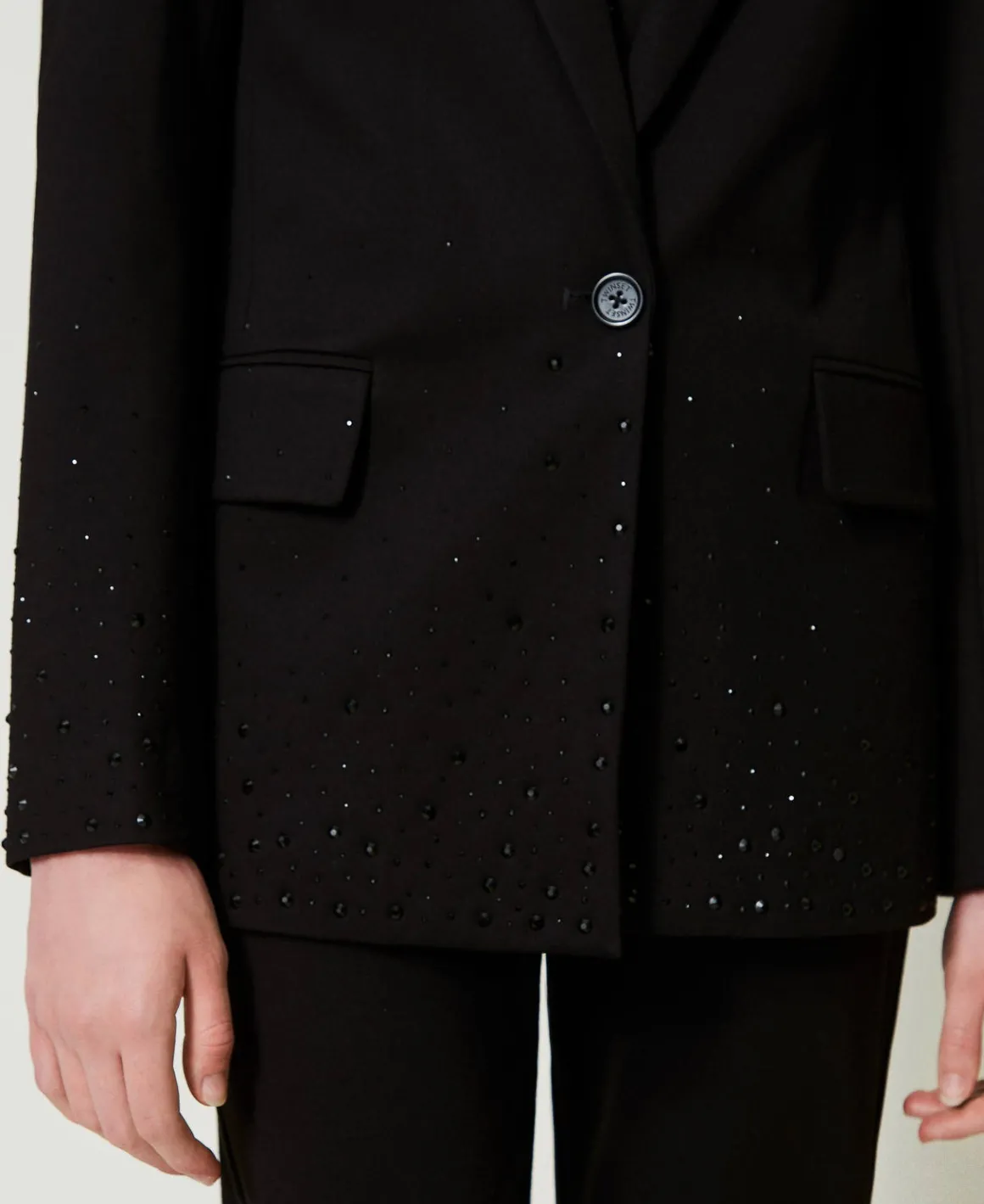 TWINSET Milano Giacca Blazer Con Strass Dégradé | Giacche E Piumini | Blazer