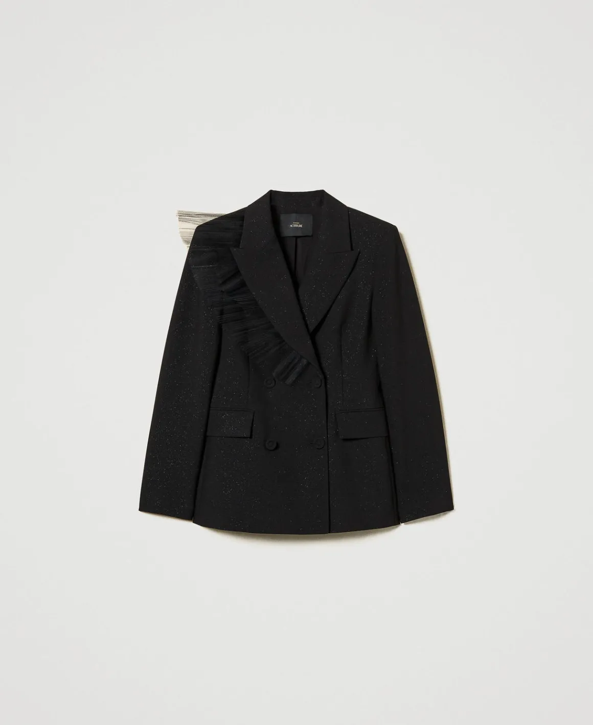 TWINSET Milano Giacca Blazer Con Volant In Tulle | Giacche E Piumini | Blazer