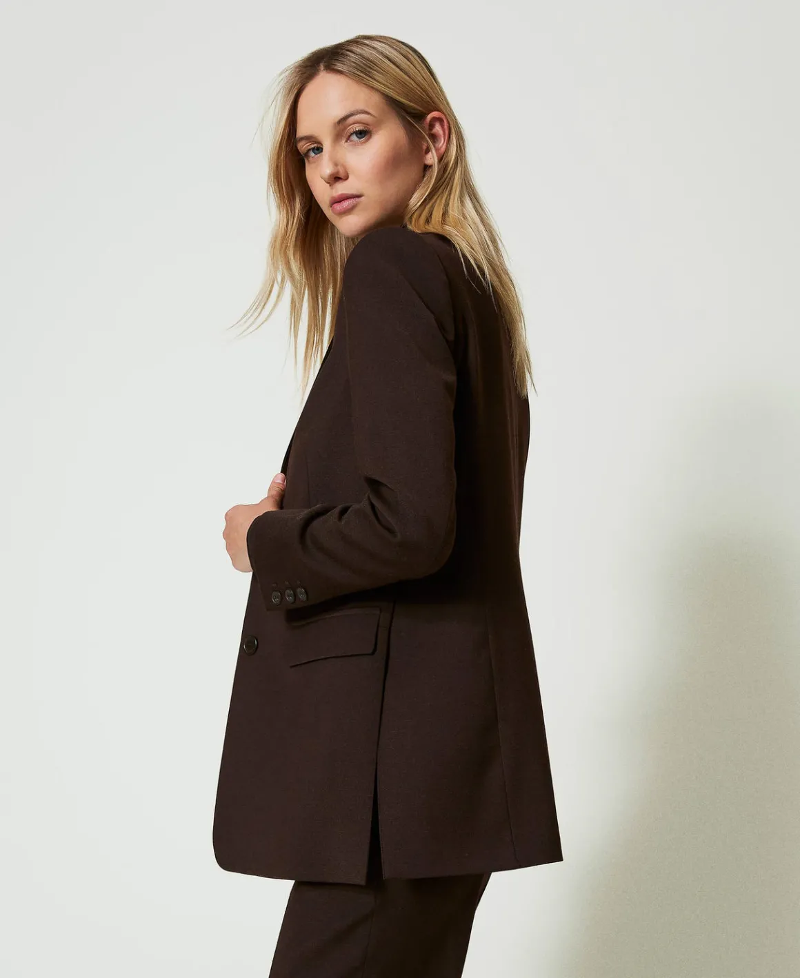 TWINSET Milano Giacca Blazer In Lana Stretch | Giacche E Piumini | Blazer