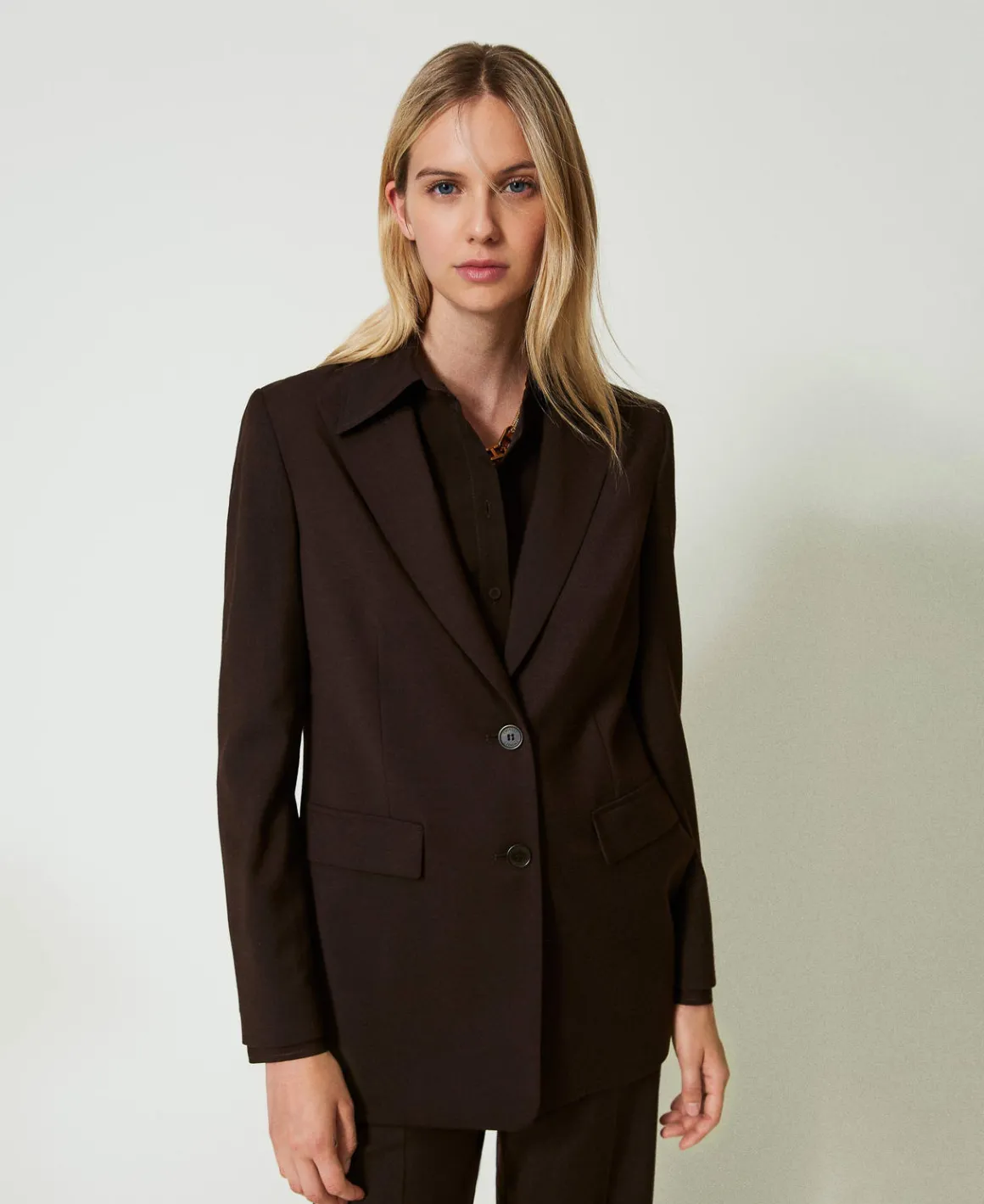 TWINSET Milano Giacca Blazer In Lana Stretch | Giacche E Piumini | Blazer
