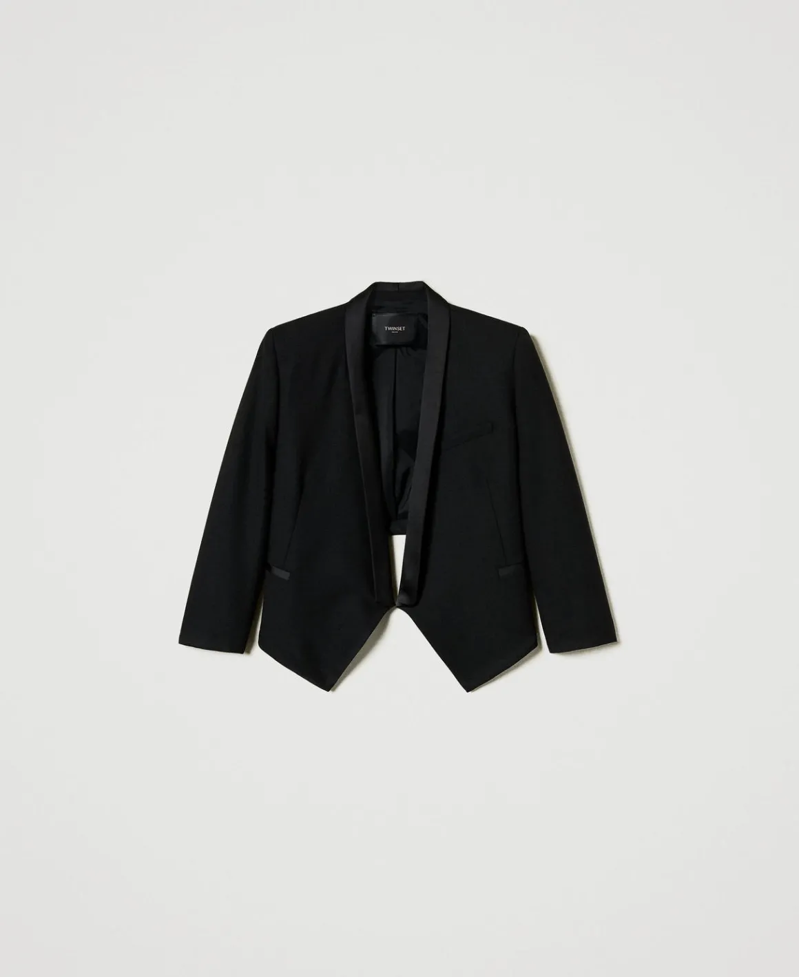 TWINSET Milano Giacca Blazer In Serge Misto Lana | Giacche E Piumini | Blazer