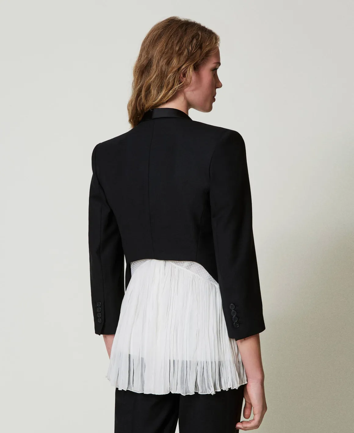 TWINSET Milano Giacca Blazer In Serge Misto Lana | Giacche E Piumini | Blazer