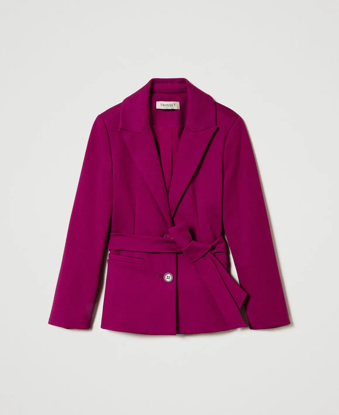 TWINSET Milano Giacca Blazer Monopetto Con Cintura | Giacche E Capispalla