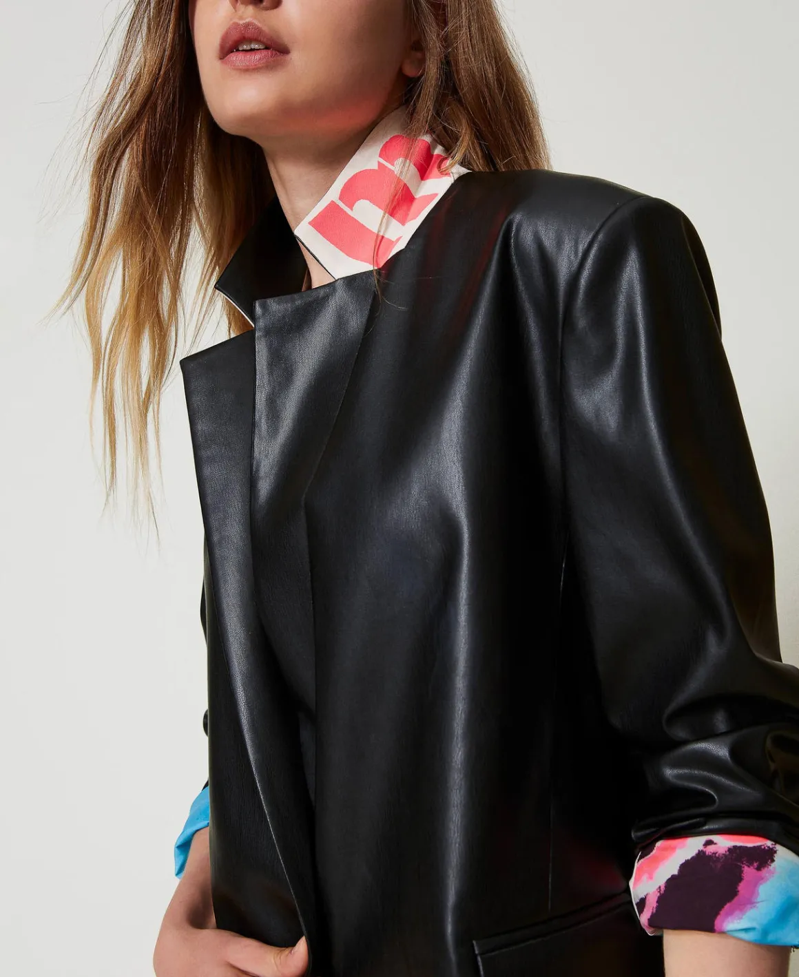TWINSET Milano Giacca Blazer MYFO Effetto Pelle | Giacche E Piumini | Blazer