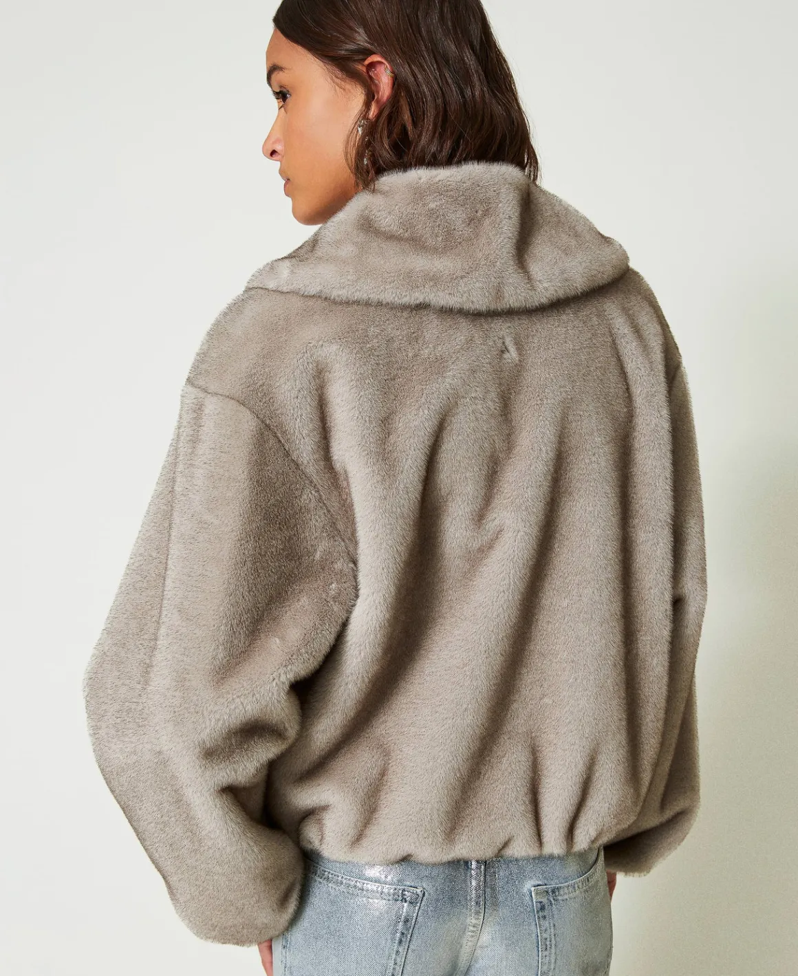 TWINSET Milano Giacca Corta In Faux Fur | Giacche E Piumini