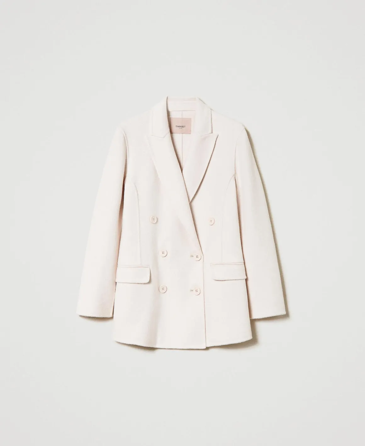 TWINSET Milano Giacca Doppiopetto In Panno Double Misto Lana | Giacche E Piumini | Blazer