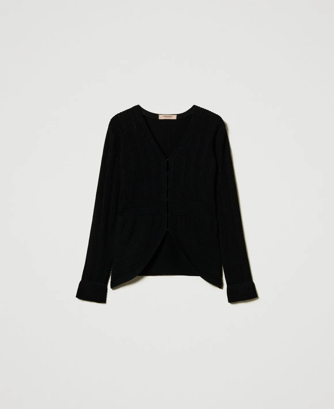 TWINSET Milano Giacca Fitted In Maglia Con Mix Di Punti | Giacche E Piumini | Blazer