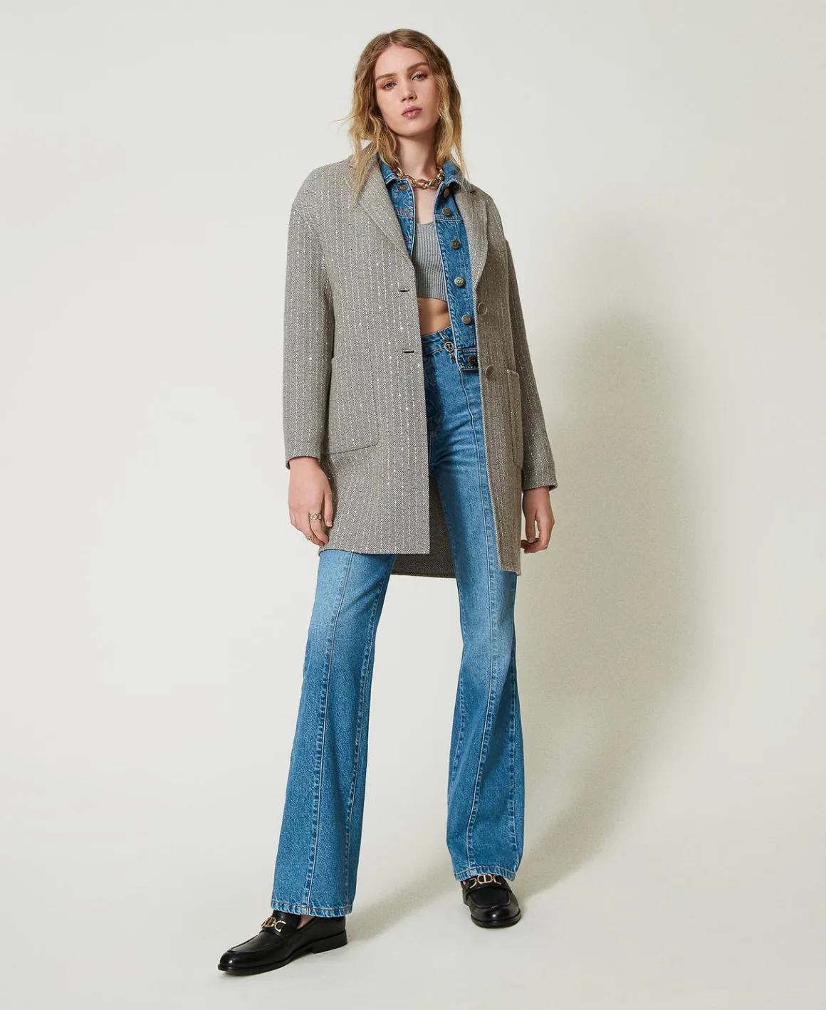 TWINSET Milano Giacca In Jeans Con Tasche | Giacche E Piumini