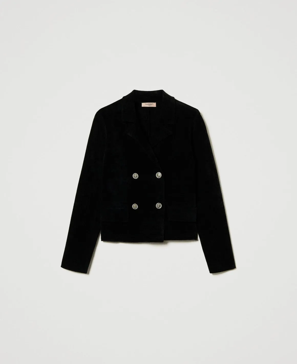 TWINSET Milano Giacca In Maglia Con Bottoni Oval T | Giacche E Piumini | Blazer