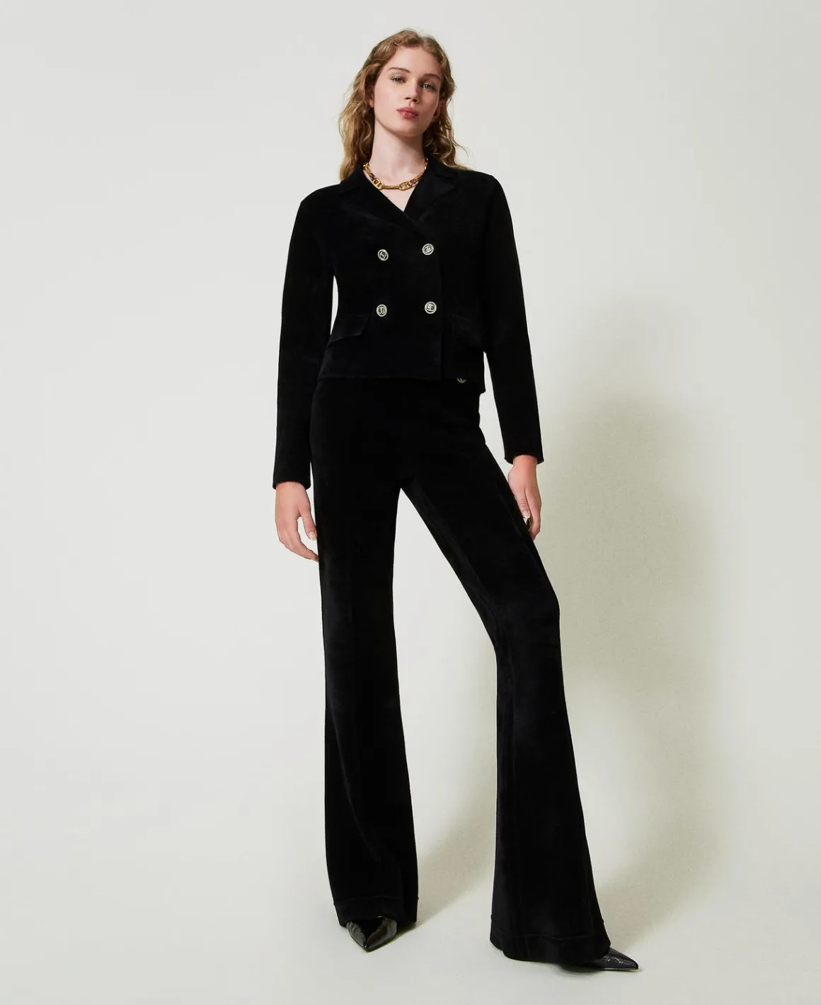 TWINSET Milano Giacca In Maglia Con Bottoni Oval T | Giacche E Piumini | Blazer