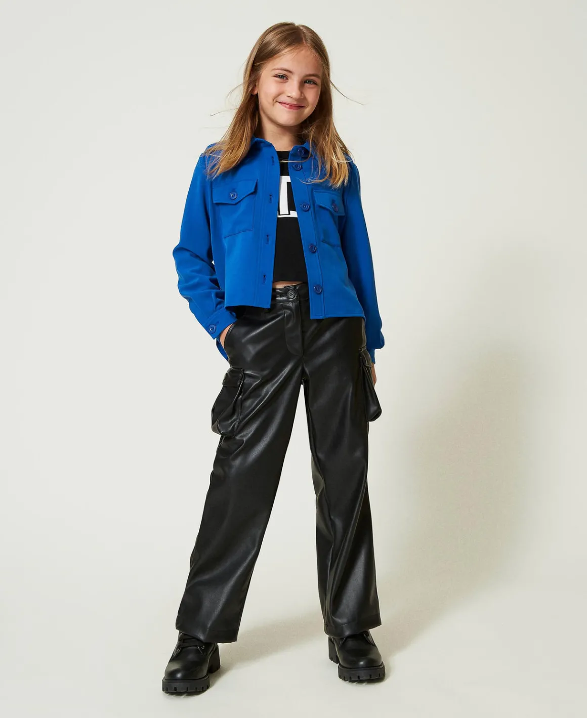 TWINSET Milano Giacca Overshirt In Flanella | Giacche E Capispalla | Bluse E Camicie