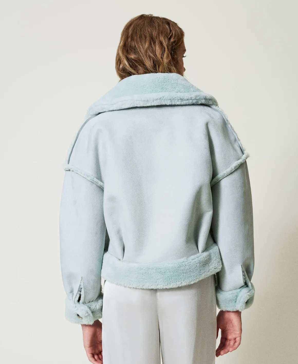 TWINSET Milano Giacca Reversibile Con Faux Fur | Giacche E Piumini