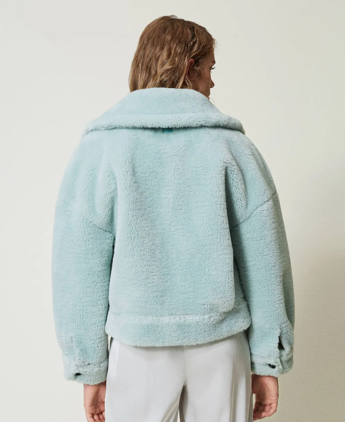 TWINSET Milano Giacca Reversibile Con Faux Fur | Giacche E Piumini