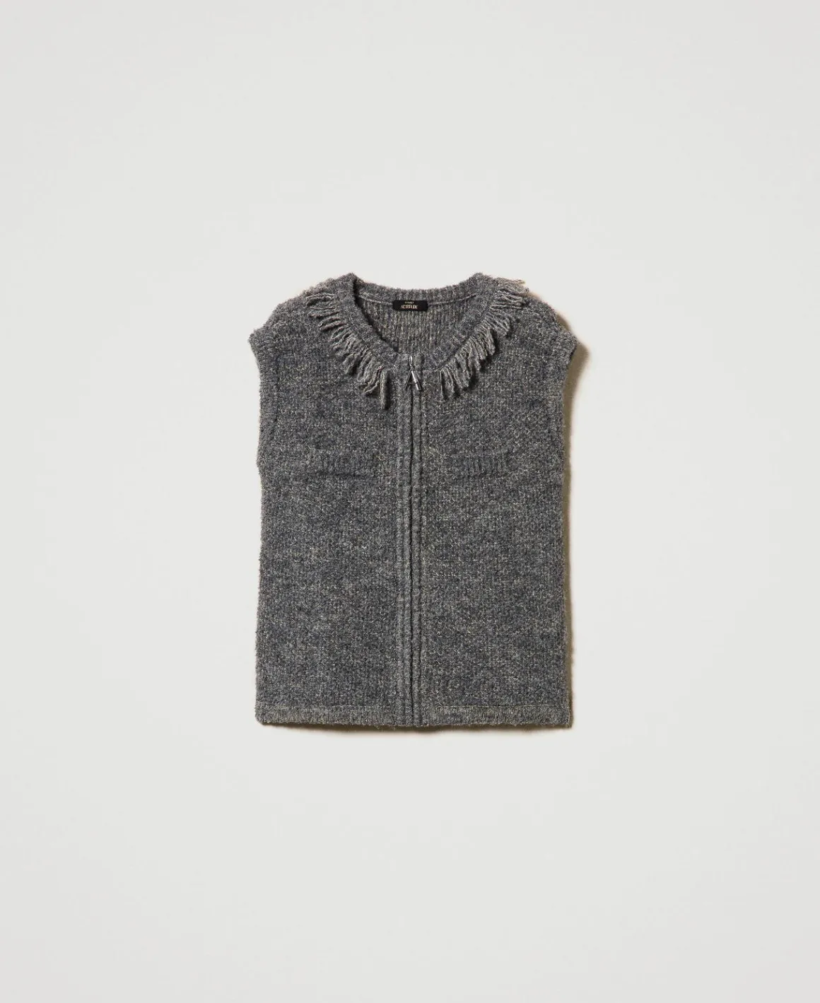 TWINSET Milano Gilet In Maglia Bouclé Riciclata | Giacche E Piumini